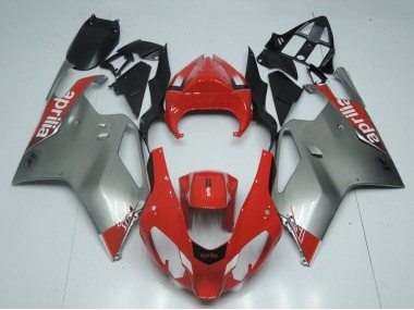 Best 2003-2006 Aprilia RSV1000 Motorcycle Fairings - Red Grey Black UK
