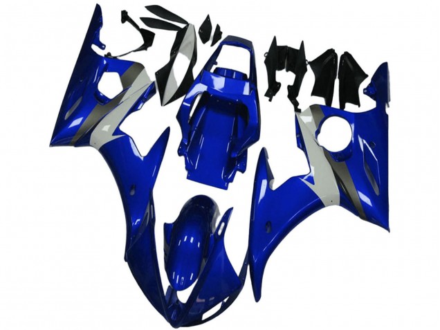 2003-2004 Yamaha YZF R6 Motorcycle Fairing - Blue White UK