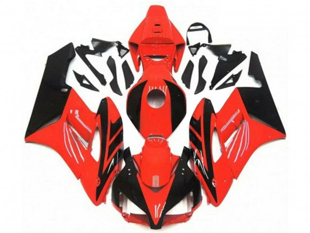 2004-2005 Honda CBR1000RR Motorcycle Fairings - Red Glossy Black UK