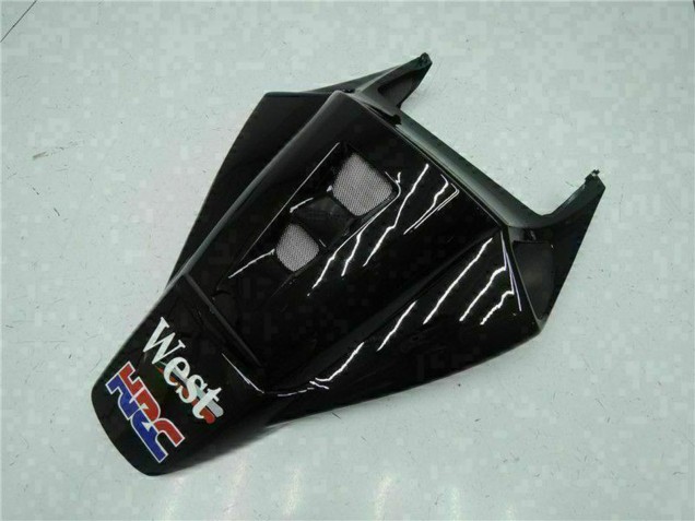 2004-2005 Honda CBR1000RR Motorcycle Fairings - Glossy Black White West Mobil Michelin UK
