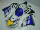 2004-2005 Honda CBR1000RR Motorcycle Fairing - White Blue Yellow Rothmans UK