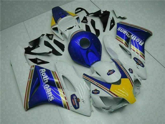 2004-2005 Honda CBR1000RR Motorcycle Fairing - White Blue Yellow Rothmans UK