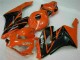 2004-2005 Honda CBR1000RR Motorcycle Fairings - Orange Glossy Black UK
