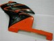 2004-2005 Honda CBR1000RR Motorcycle Fairings - Orange Glossy Black UK