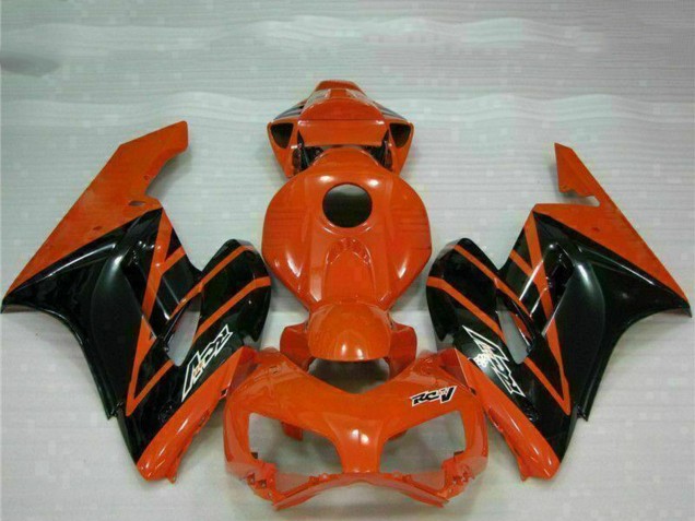 2004-2005 Honda CBR1000RR Motorcycle Fairings - Orange Glossy Black UK