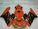 2004-2005 Honda CBR1000RR Motorcycle Fairings - Orange Glossy Black UK