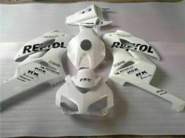 2004-2005 Honda CBR1000RR Motorcycle Fairings - White Black Repsol UK
