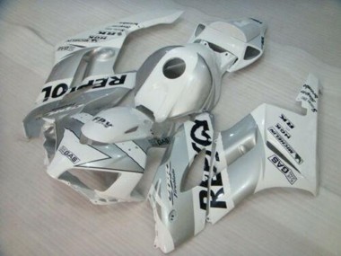 Best 2004-2005 Honda CBR1000RR Motorcycle Fairing - White Silver Black Repsol UK
