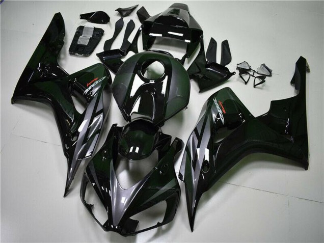 2004-2005 Honda CBR1000RR Motorcycle Fairings - Glossy Black Grey UK