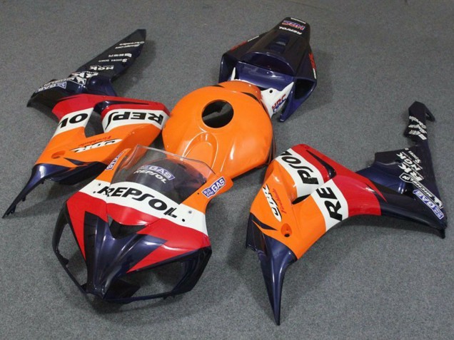 2006-2007 Honda CBR1000RR Motorcycle Fairing - Orange White Red Blue Repsol UK