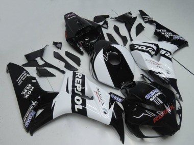 Best 2004-2005 Honda CBR1000RR Motorcycle Fairings - White Glossy Black Repsol UK