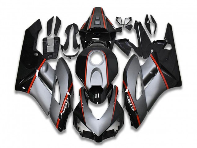 2004-2005 Honda CBR1000RR Motorcycle Fairings - Grey Red Glossy Black UK