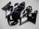2004-2005 Suzuki GSXR 600/750 Motorcycle Fairings - Glossy Black Silver Blue UK