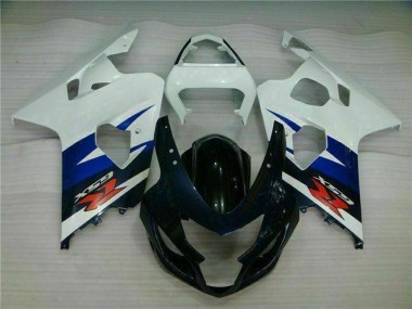 Best 2004-2005 Suzuki GSXR 600/750 Motorcycle Fairings - White Blue Glossy Black Red UK