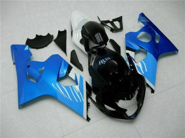 Best 2004-2005 Suzuki GSXR 600/750 Motorcycle Fairings - White Blue Black UK