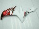 2004-2006 Yamaha YZF R1 Motorcycle Fairings - White Red Yellow Motul 46 UK