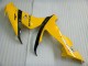 2004-2006 Yamaha YZF R1 Motorcycle Fairings - Yellow Glossy Black Dunlop 50 UK