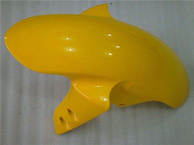 2004-2006 Yamaha YZF R1 Motorcycle Fairings - Yellow Glossy Black Dunlop 50 UK