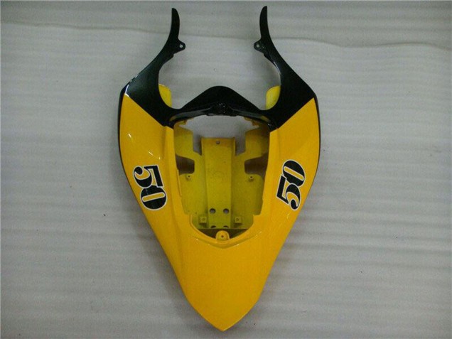 2004-2006 Yamaha YZF R1 Motorcycle Fairings - Yellow Glossy Black Dunlop 50 UK