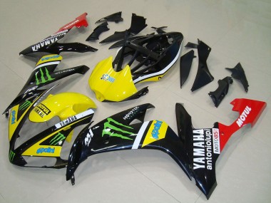 Best 2004-2006 Yamaha YZF R1 Motorcycle Fairings - Yellow White Black Red Green Monster Red White Motul UK