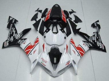 Best 2004-2006 Yamaha YZF R1 Motorcycle Fairings - White Red Black Castrol UK