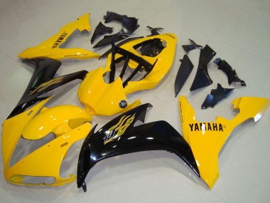 Best 2004-2006 Yamaha YZF R1 Motorcycle Fairings - Yellow Glossy Black UK