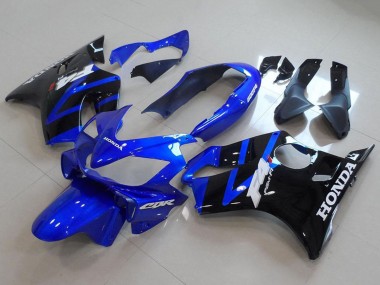 Best 2004-2007 Honda CBR600 F4i Motorcycle Fairing - Blue Glossy Black UK