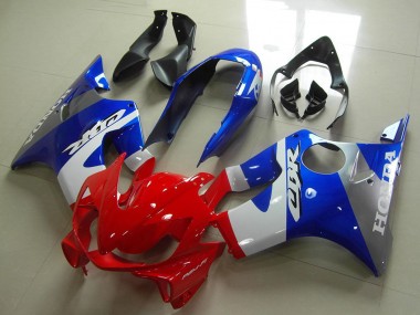 Best 2004-2007 Honda CBR600 F4i Motorcycle Fairings - Blue White Red Grey UK