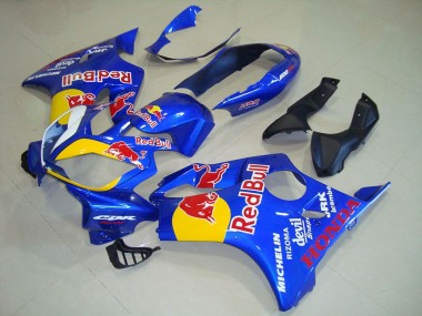 Best 2004-2007 Honda CBR600 F4i Motorcycle Fairings - Blue Yellow Red Bull UK