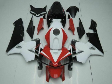 Best 2005-2006 Honda CBR600RR Motorcycle Fairing Kits - White Red Black UK