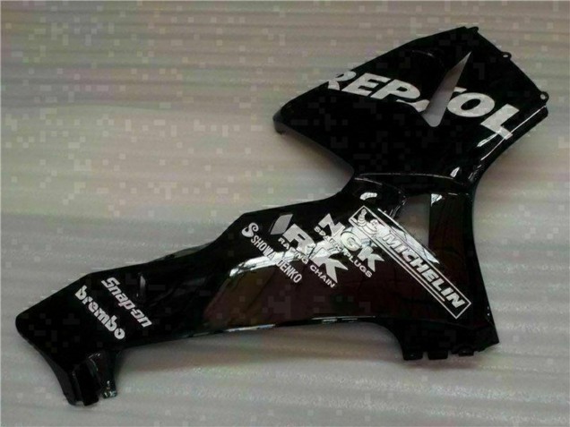 2005-2006 Honda CBR600RR Motorcycle Fairings - Black Repsol UK