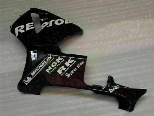 2005-2006 Honda CBR600RR Motorcycle Fairings - Black Repsol UK
