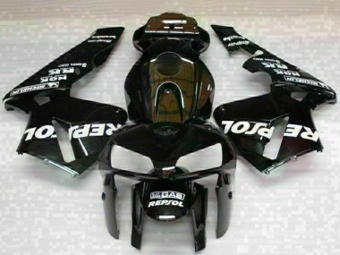 Best 2005-2006 Honda CBR600RR Motorcycle Fairings - Black Repsol UK
