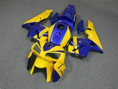 Best 2005-2006 Honda CBR600RR Motorcycle Fairings - Yellow Blue UK