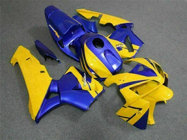 2005-2006 Honda CBR600RR Motorcycle Fairings - Yellow Blue UK