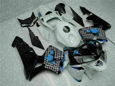 Best 2005-2006 Honda CBR600RR Motorcycle Fairings - White Black Green UK
