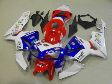 Best 2005-2006 Honda CBR600RR Motorcycle Fairings - White Red Blue Madif UK