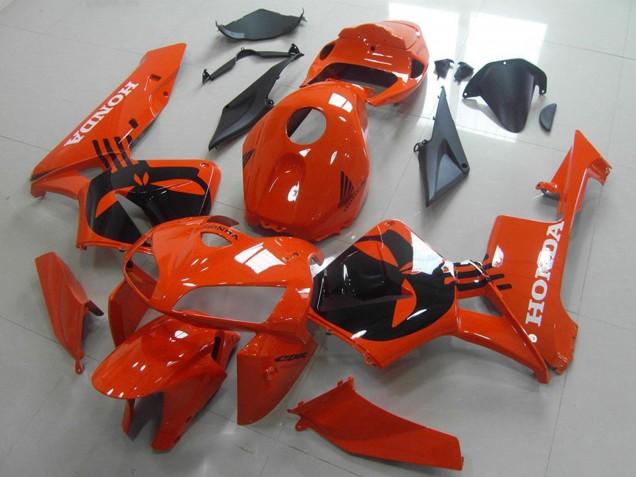 2005-2006 Honda CBR600RR Motorcycle Fairing - Orange Black UK