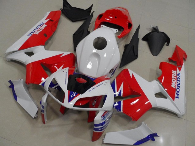 2005-2006 Honda CBR600RR Abs Motorcycle Fairings - White Red Blue UK