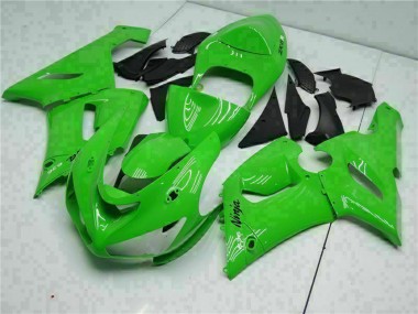 Best 2005-2006 Kawasaki ZX6R Motorcycle Fairing - Green UK