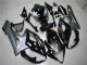 2005-2006 Suzuki GSXR 1000 Motorcycle Fairing - Glossy Black Silver UK