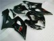 2005-2006 Suzuki GSXR 1000 Motorcycle Fairing - Glossy Black Matte Black Red UK