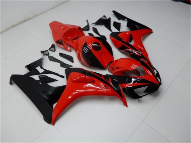 Best 2006-2007 Honda CBR1000RR Motorcycle Fairings Kits - Red Glossy Black UK