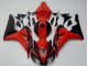 2006-2007 Honda CBR1000RR Motorcycle Fairings Kits - Red Glossy Black UK