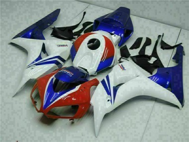 Best 2006-2007 Honda CBR1000RR Motorcycle Fairing Kits - White Red Blue HRC UK