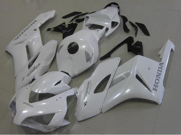 2006-2007 Honda CBR1000RR Motorcycle Fairings - White with Silver Decals UK