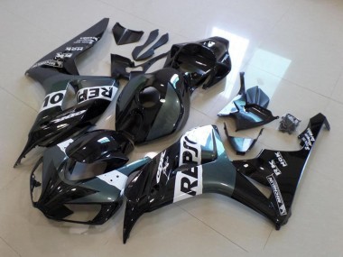 Best 2006-2007 Honda CBR1000RR Motorcycle Fairing - Grey White Glossy Black Repsol UK
