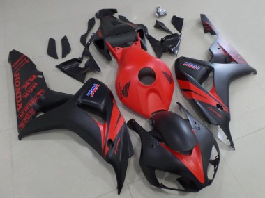 Best 2006-2007 Honda CBR1000RR Motorcycle Fairing - Red Matte Black UK