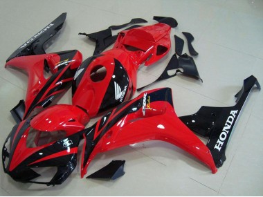 Best 2006-2007 Honda CBR1000RR Motorcycle Fairing Kits - Red Glossy Black UK