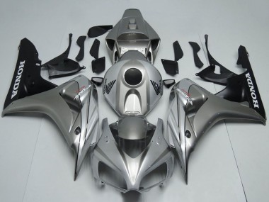 Best 2006-2007 Honda CBR1000RR Motorcycle Fairing - Silver Matte Black UK